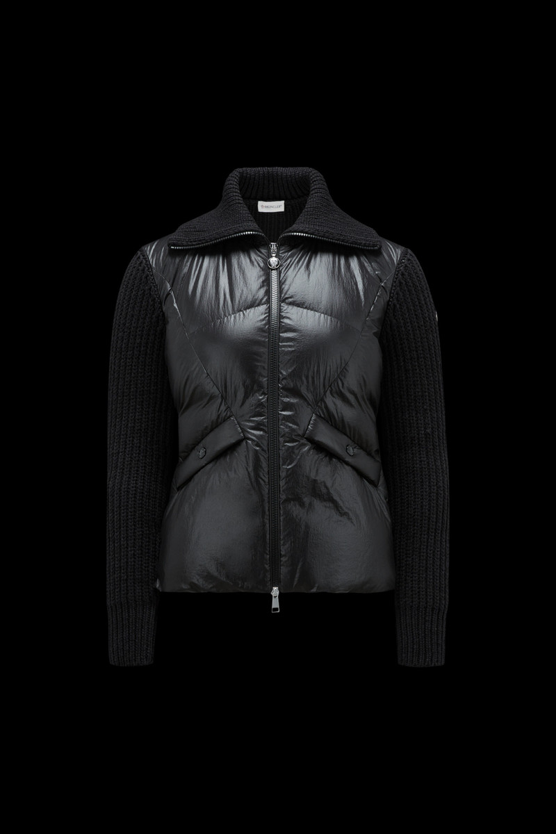 Padded Wool Cardigan - 1
