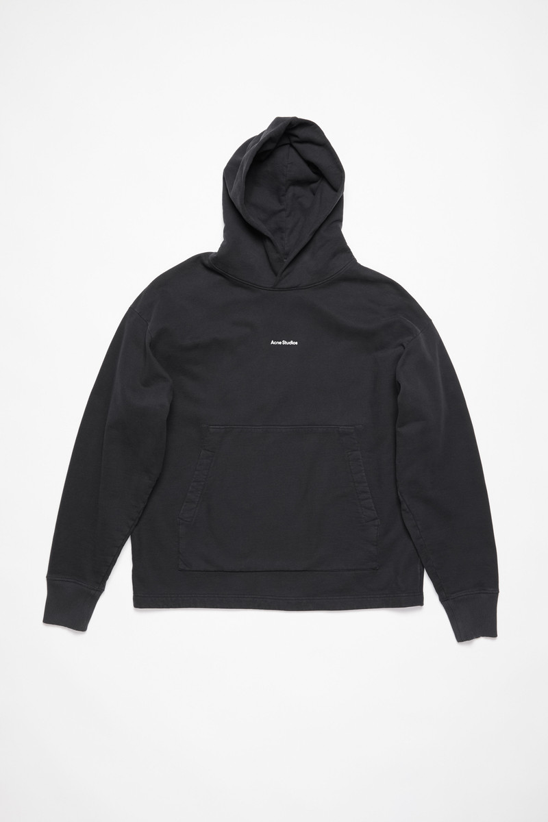 Logo hooded sweatshirt - Black 1