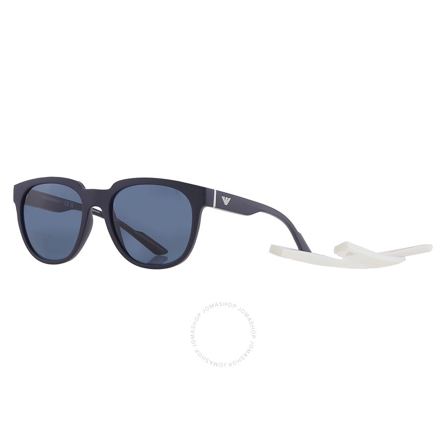 Emporio Armani Blue Oval Men's Sunglasses EA4205 508880 55 - 2