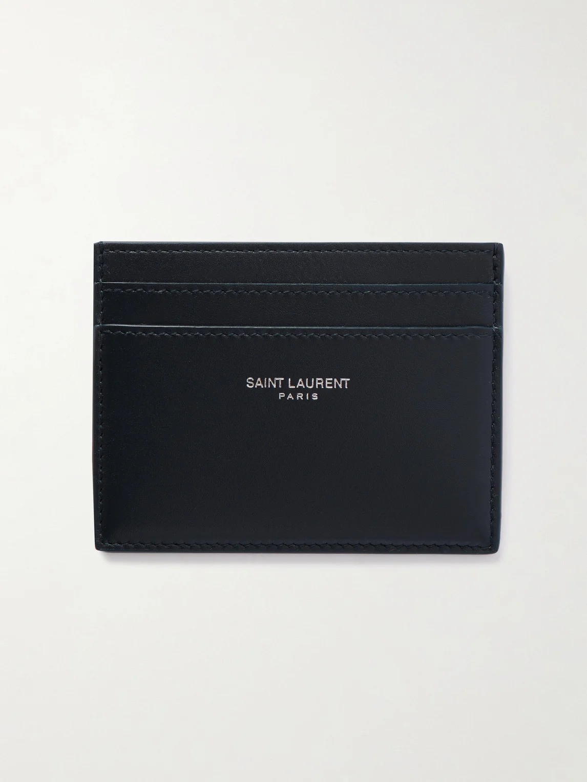 Logo-Print Leather Cardholder - 1