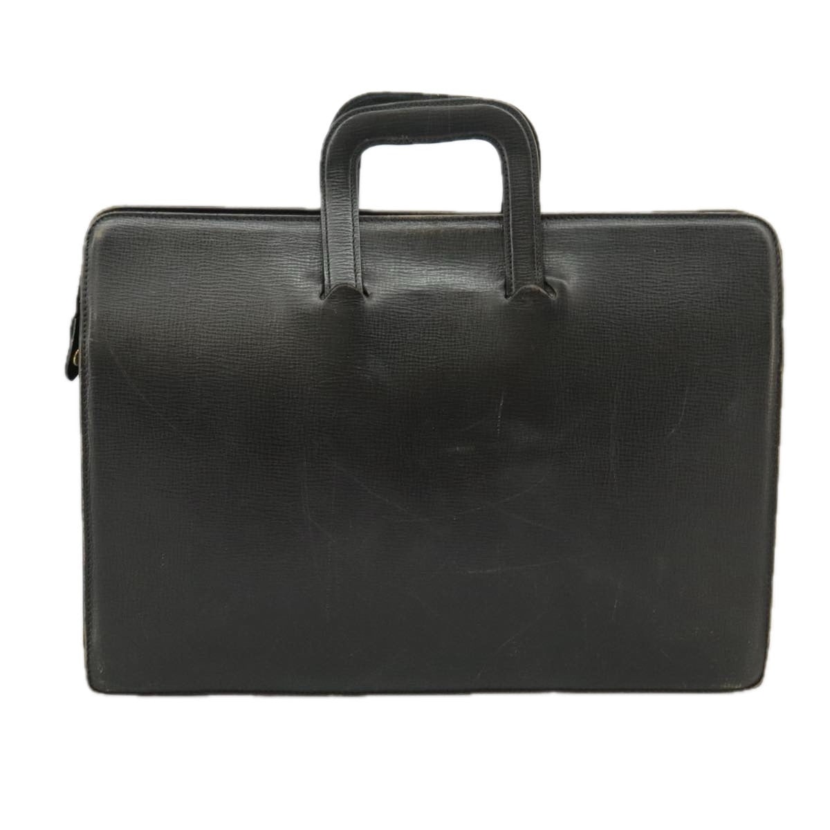Burberry Business Bag Leather Black Gold - 2