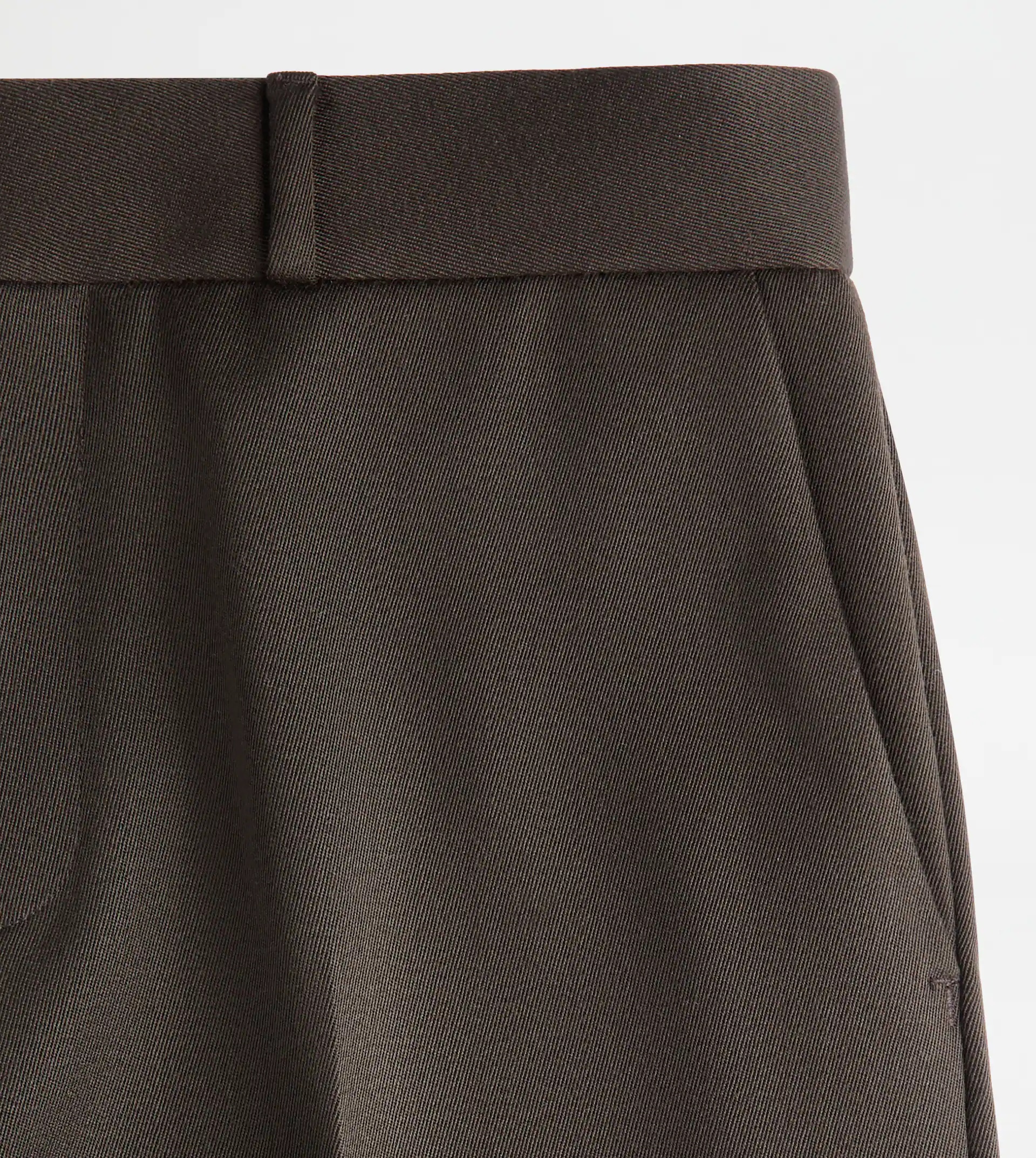 CLASSIC PANTS IN WOOL - BROWN - 2
