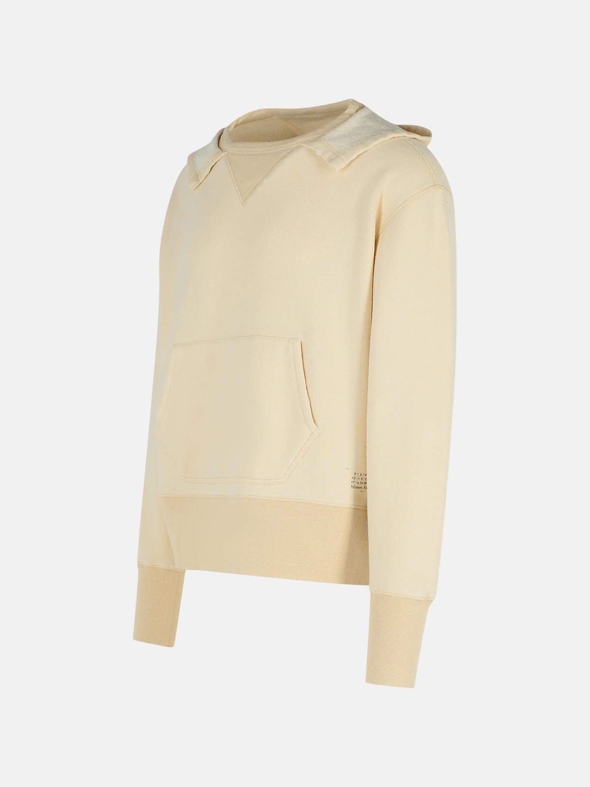 'PILLING' CREAM COTTON SWEATER - 2