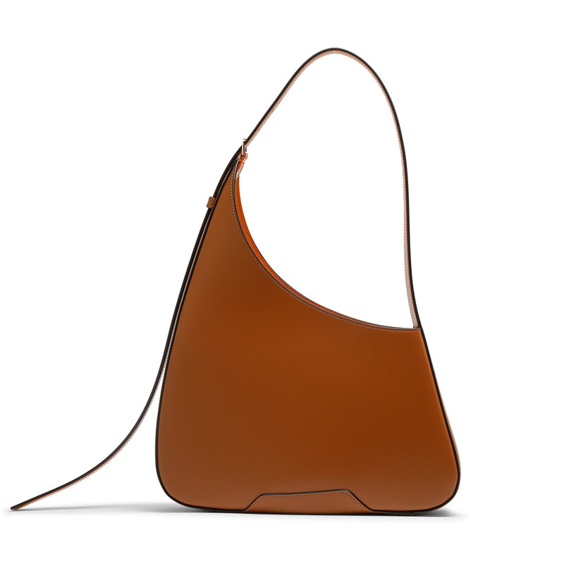 Brown leather The Pluto Hobo shoulder bag 4
