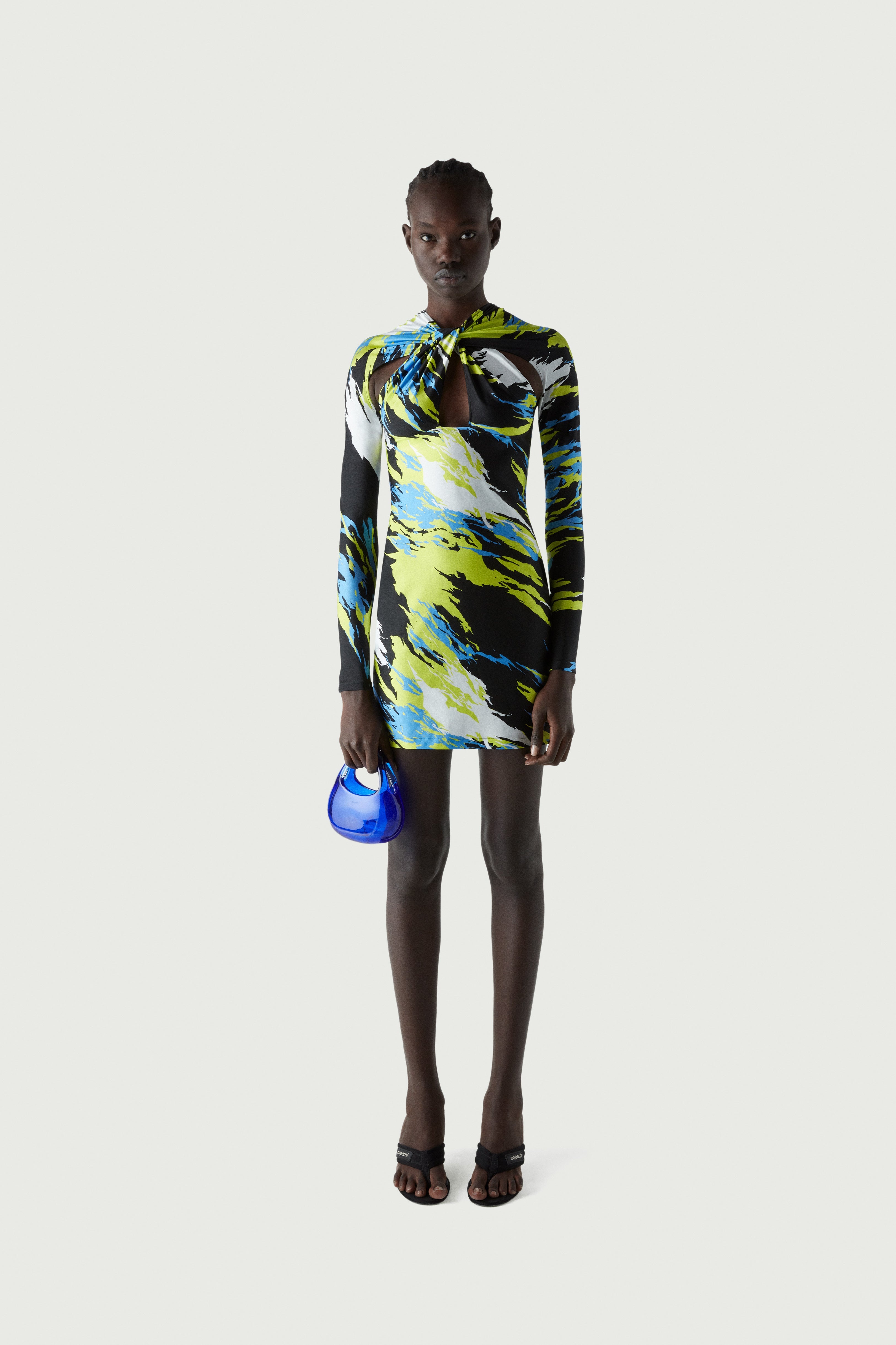 COPERNI Twisted Cut-Out Jersey Dress | REVERSIBLE