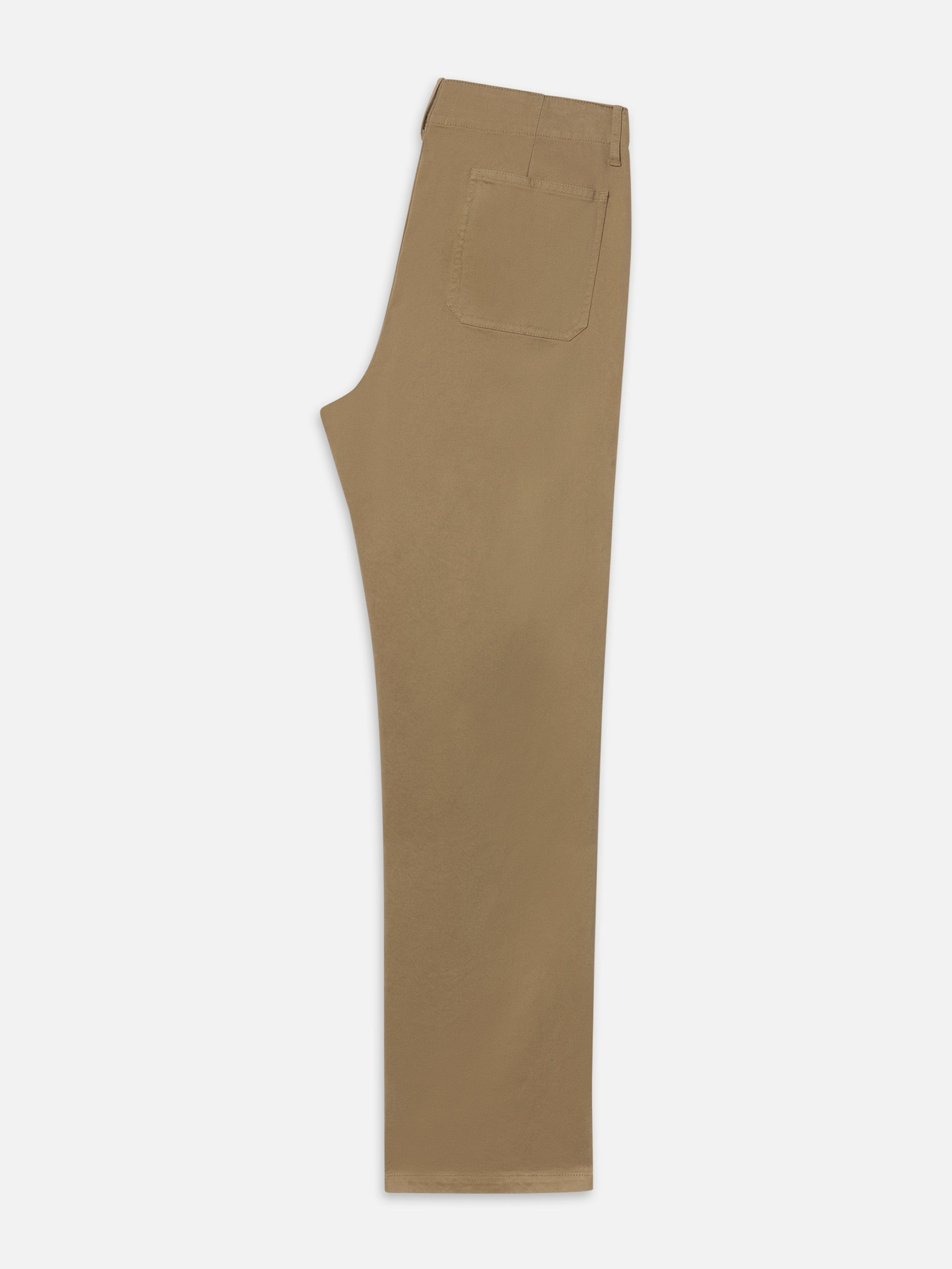 Cotton Chino Pants in French Beige - 3