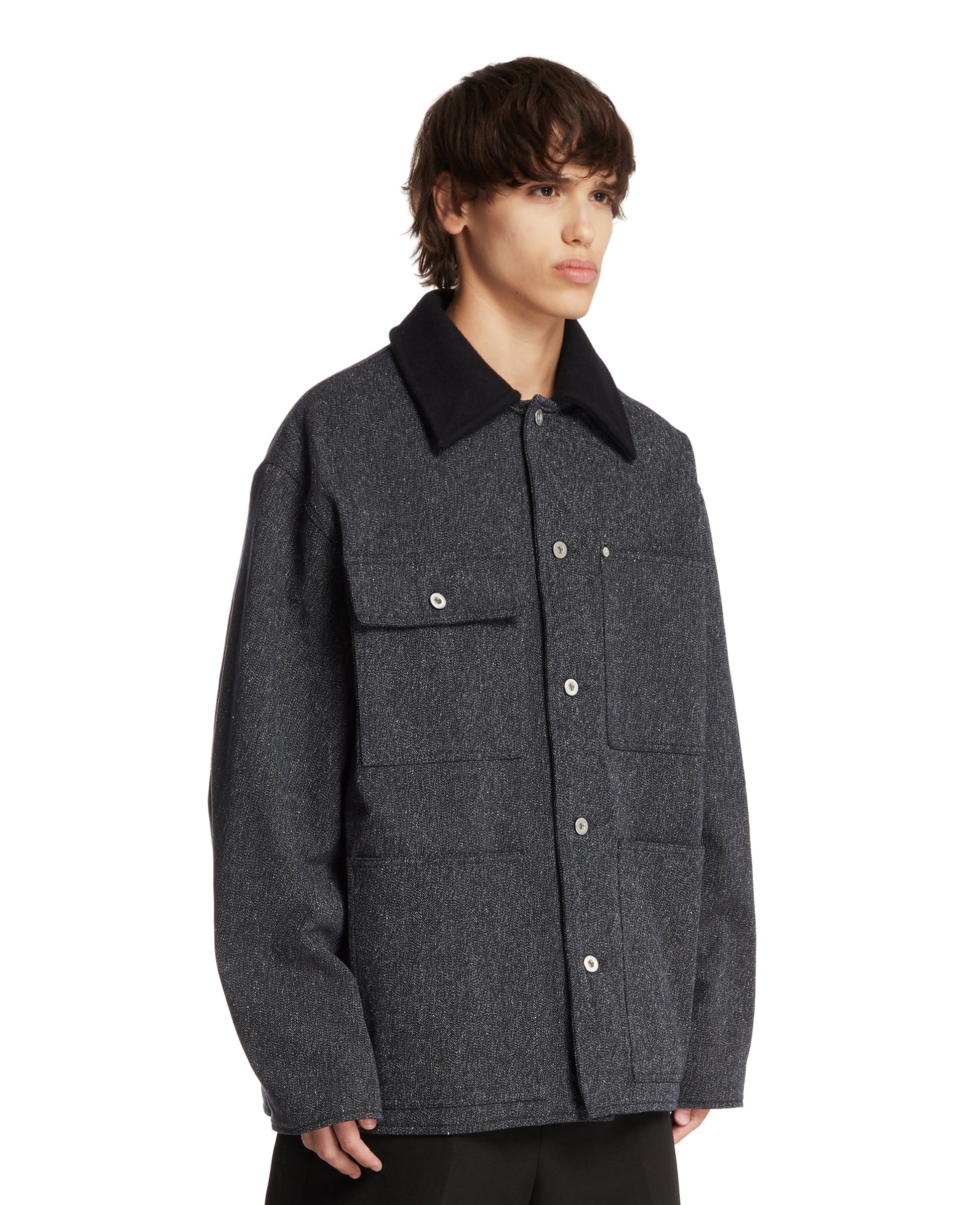 Gray Cotton Jacket - 4