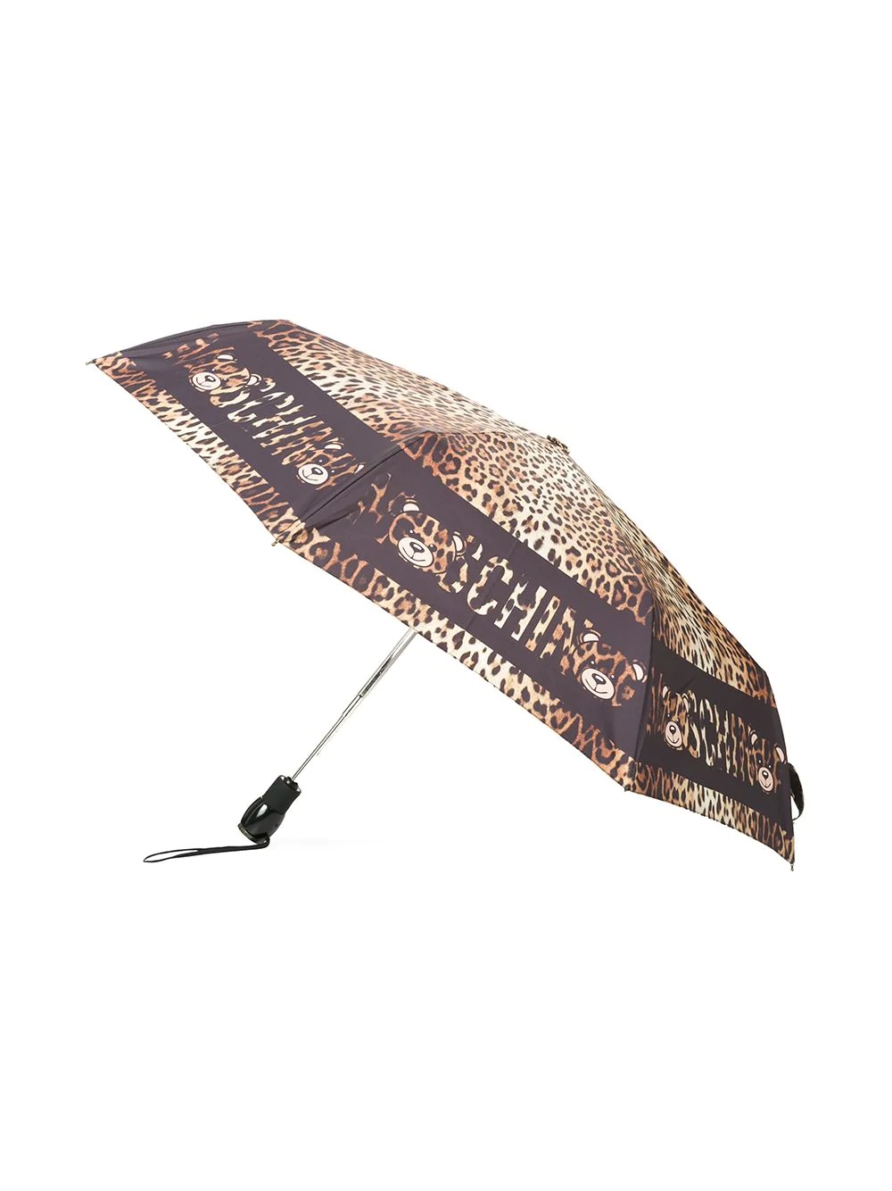 leopard-print umbrella - 3