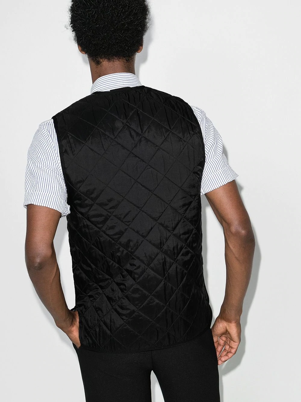 quilted sleeveless gilet - 3