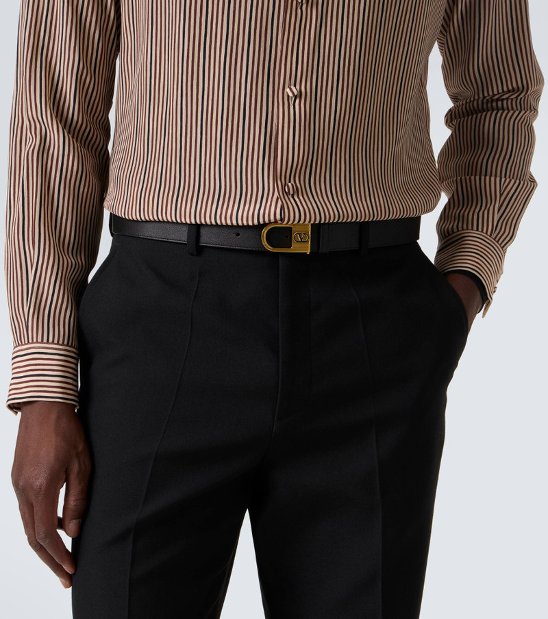 Valentino VLogo leather belt outlook