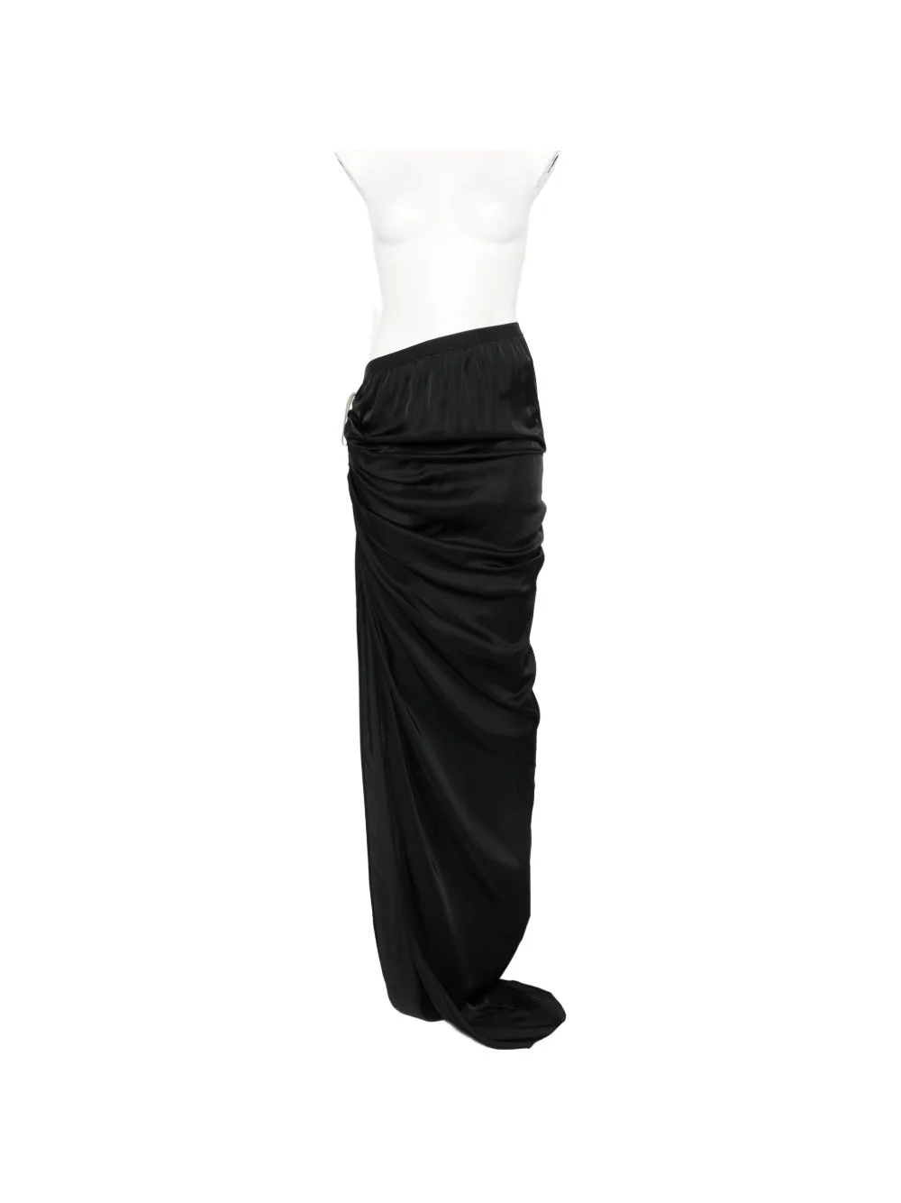 draped asymmetric skirt - 1