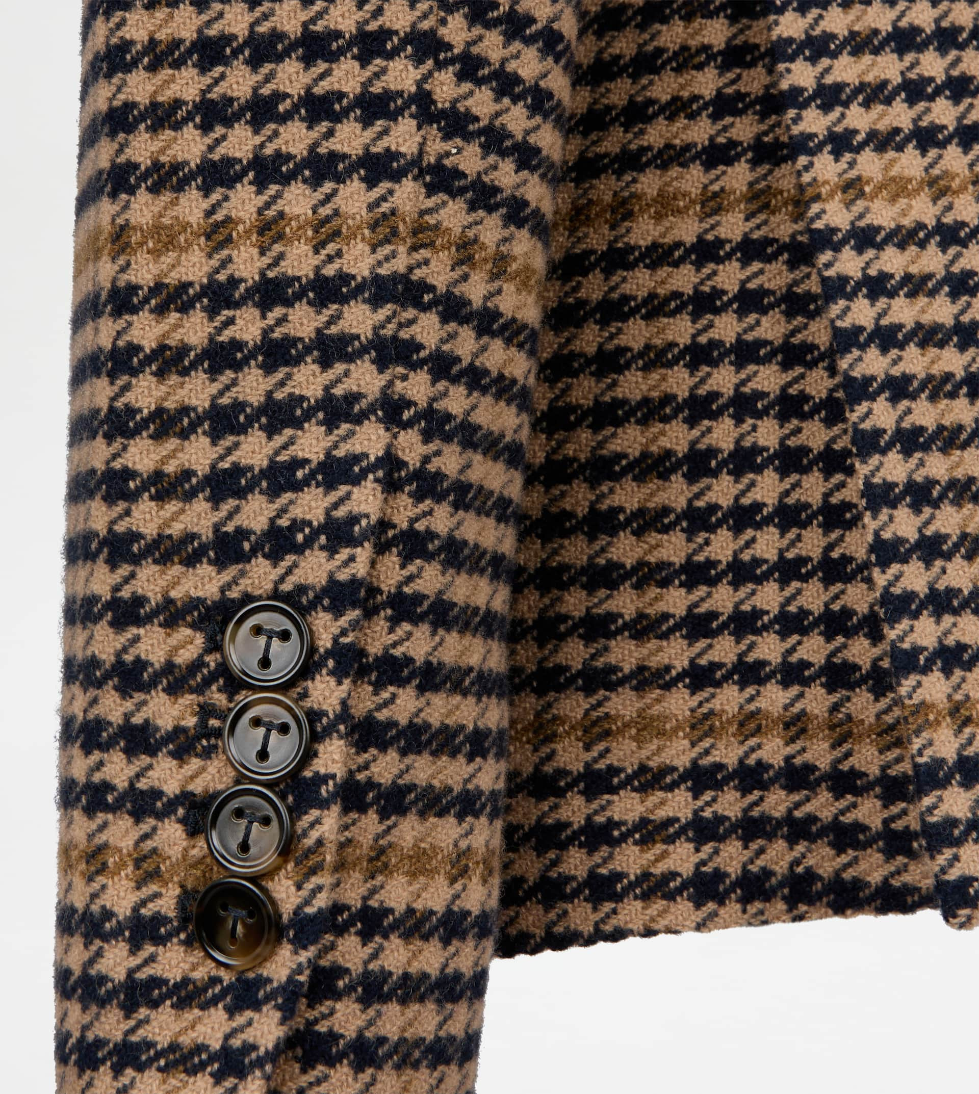 CASHMERE BLEND BLAZER - WHITE, BLUE, BLACK - 3