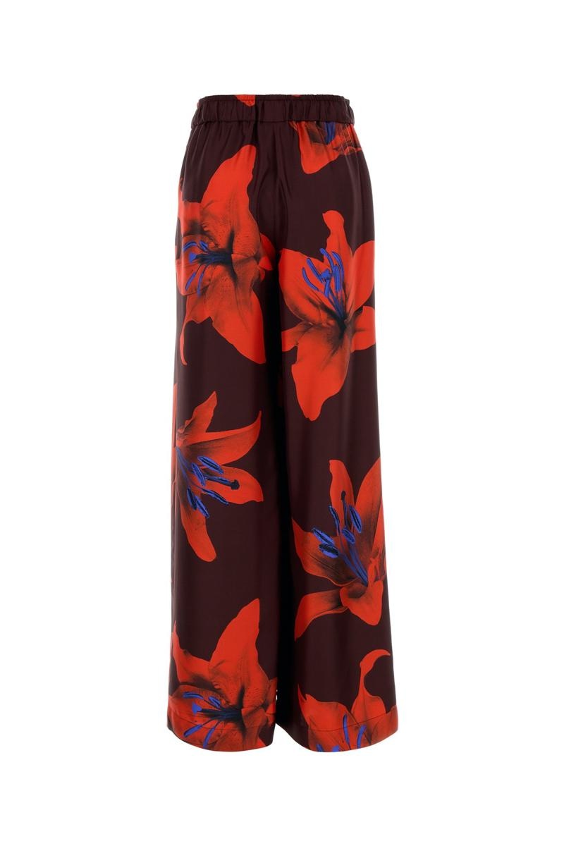 パンツ alexander mcqueen PANTS (819000QCALY 5131) Alexander McQueen - Flame Lily pyjama trousers | Exclusive