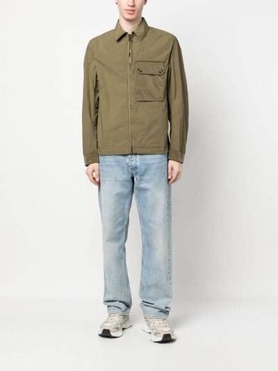 Ten C zip-fastening shirt jacket outlook