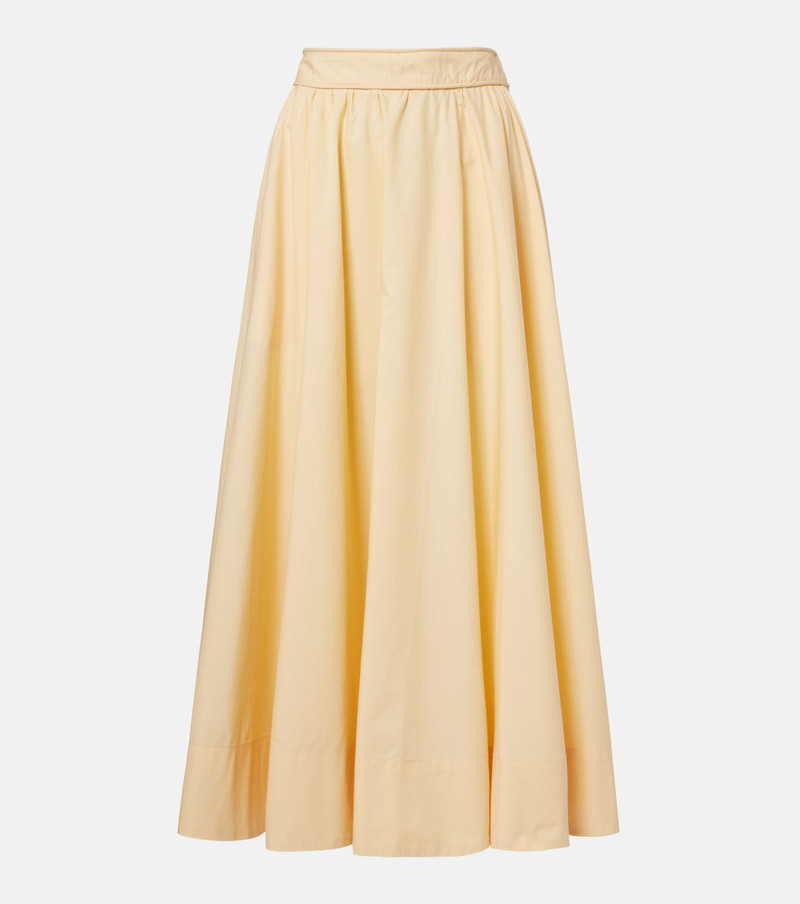 Cotton midi skirt 1