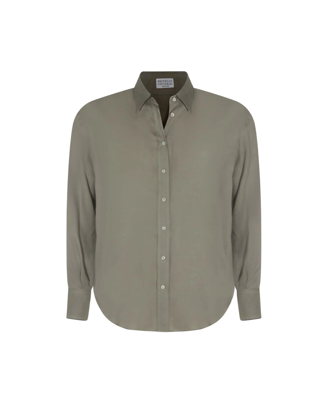 Green Linen Shirt - 1