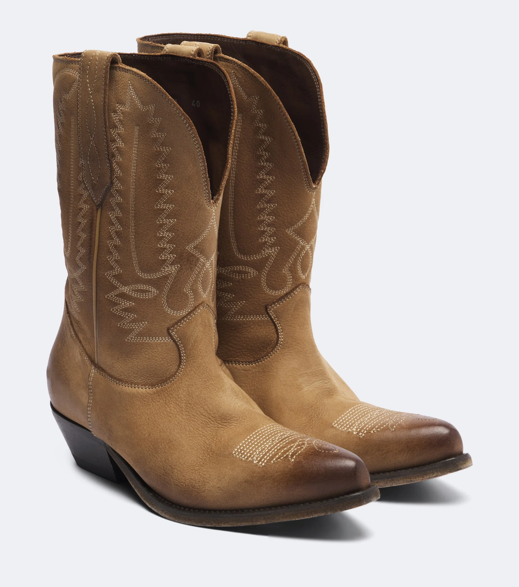 Wish Star leather cowboy boots - 1
