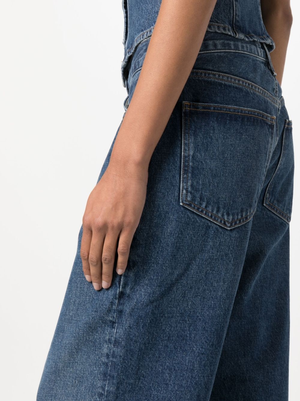 high-rise straight-leg jeans - 5