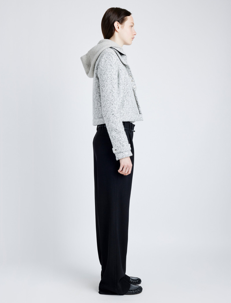 Rivers Jacket in Cotton Wool Jacquard 4