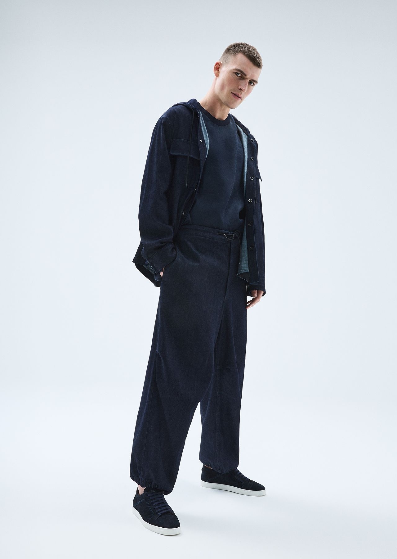 Lyocell crew-neck T-Shirt - 6