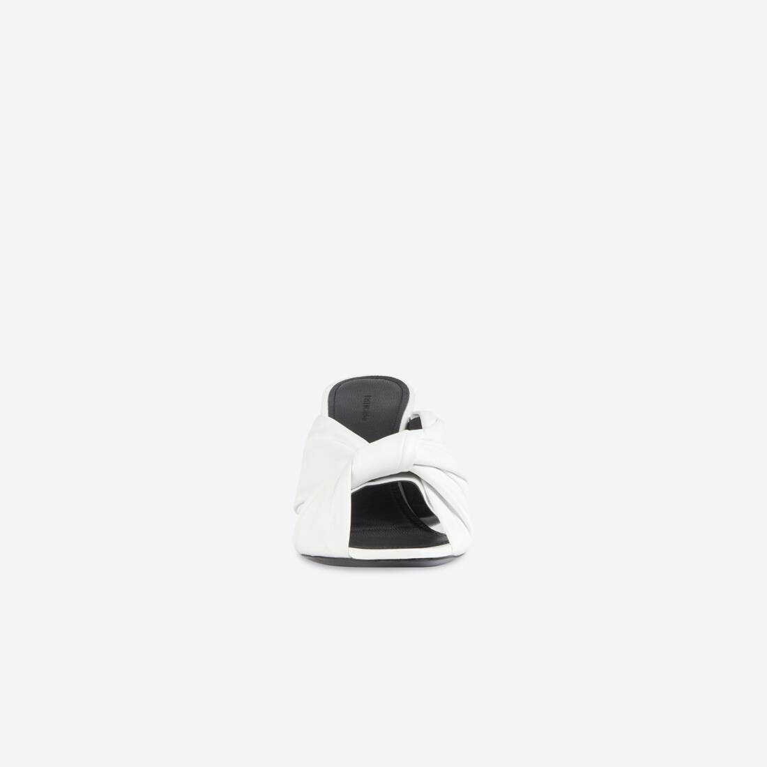 Women's Drapy 80mm Mule in White - 3