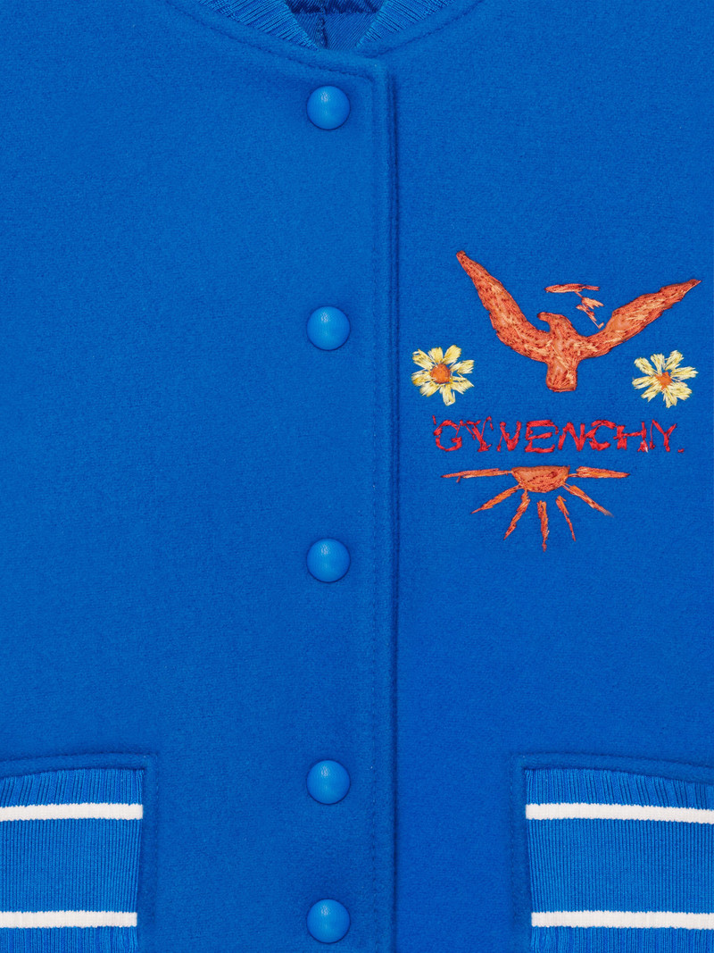 BOMBER JACKET IN WOOL WITH GIVENCHY EMBROIDERIES 5