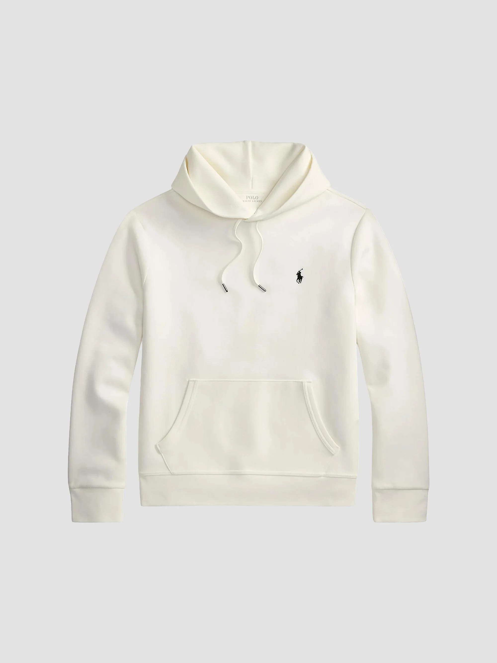 Men's Double-Knit Hoodie - White - 1
