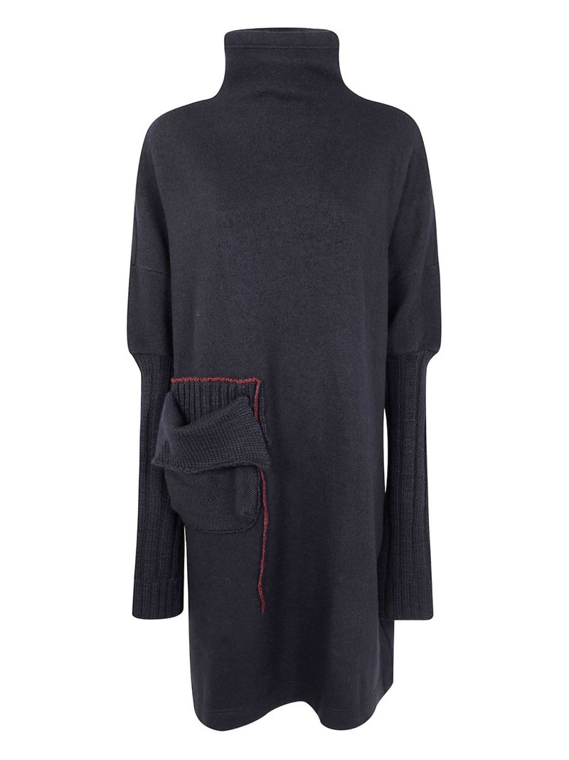 high-neck pocket dress 1