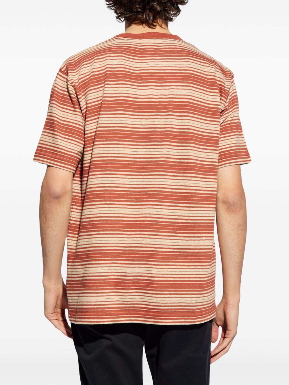 striped cotton T-shirt - 4
