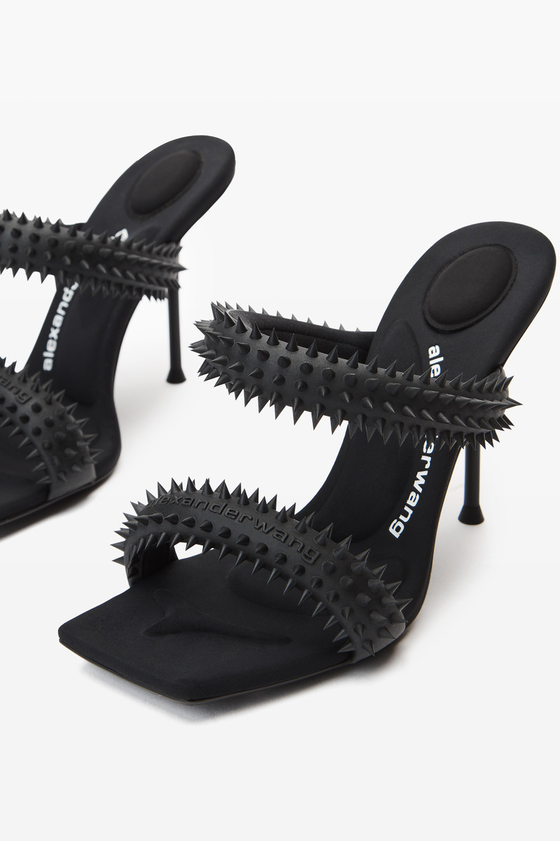 julie 105mm sandal in rubberized spikes 2