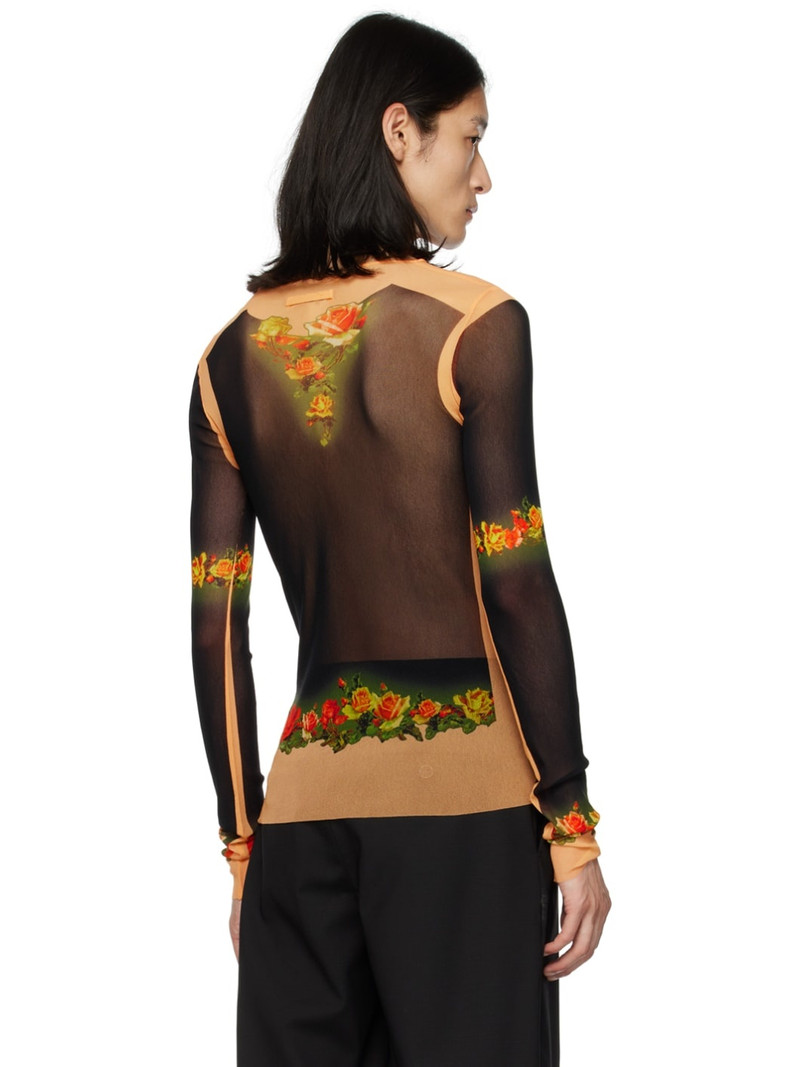 Black Fleurs Petit Grand Long Sleeve T-Shirt 3