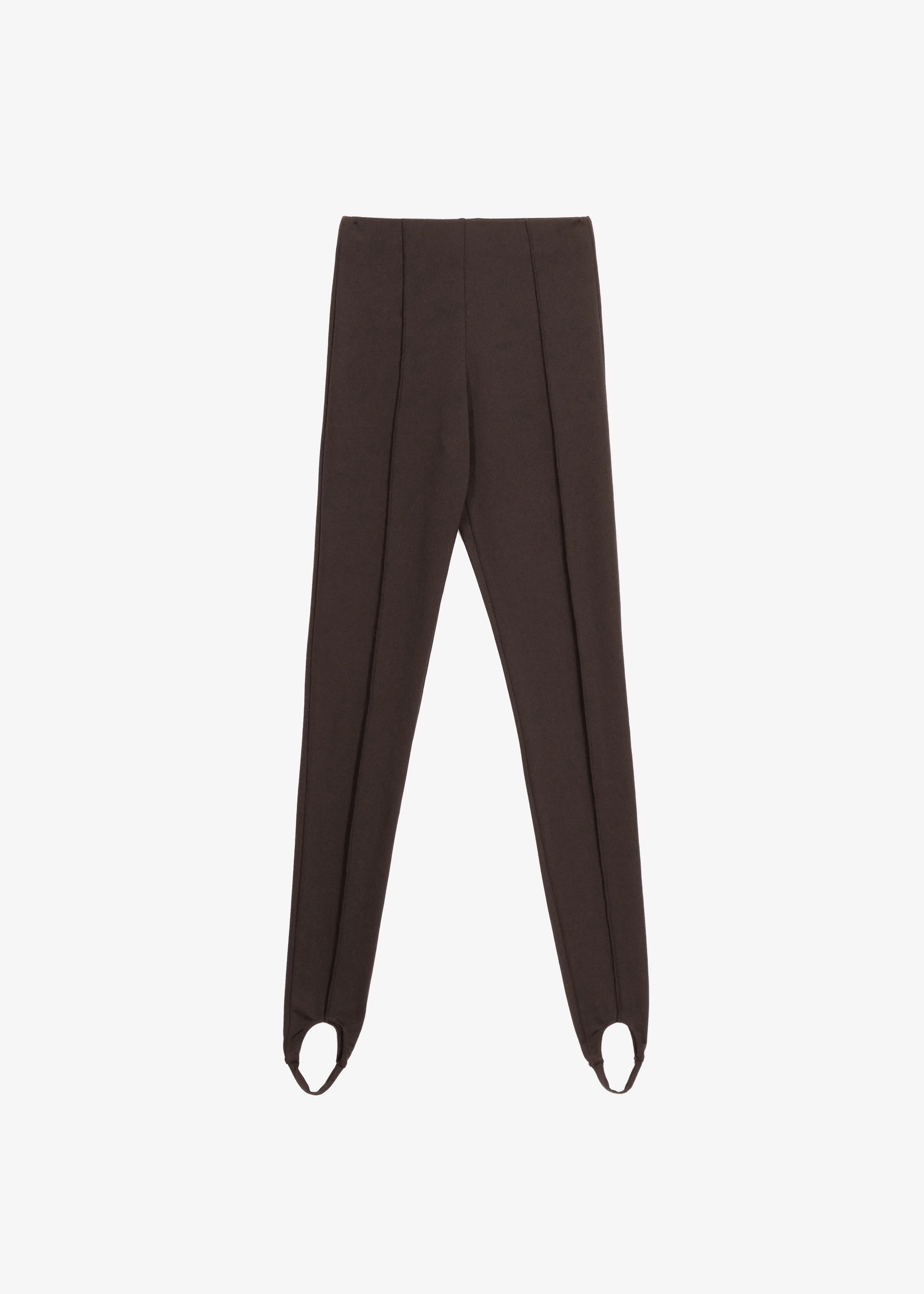 Caserta Stirrup Leggings - Brown - 1