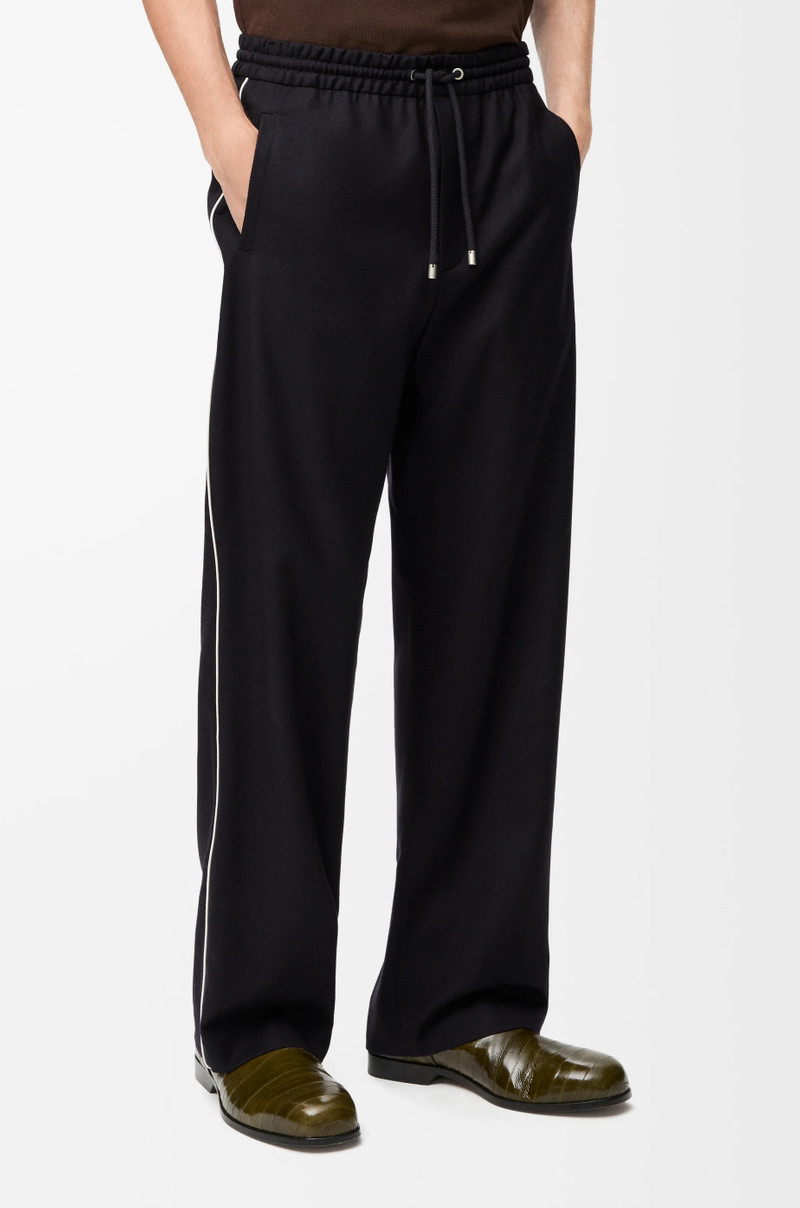 Drawstring trousers in wool 3