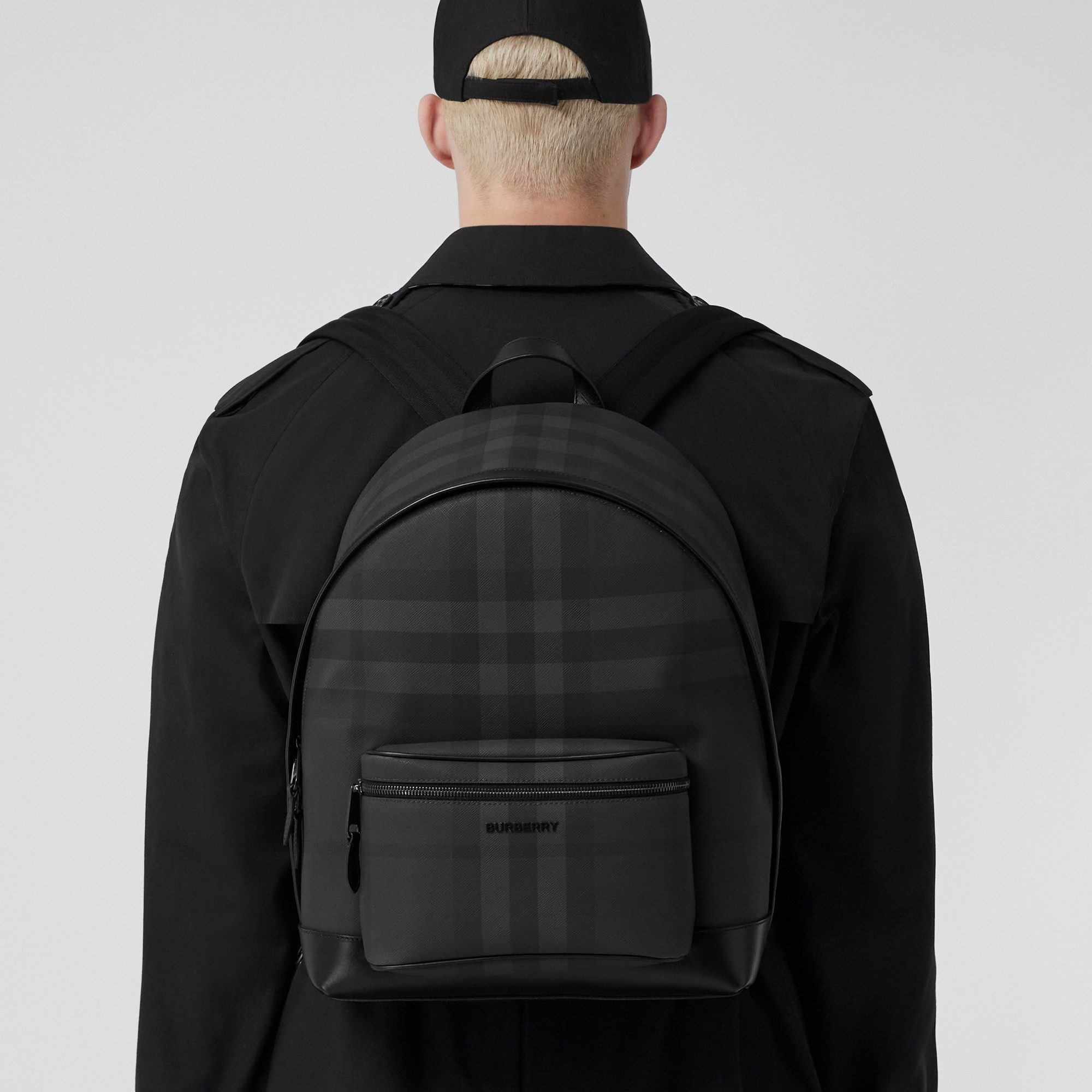 Burberry Check and Leather Backpack | REVERSIBLE