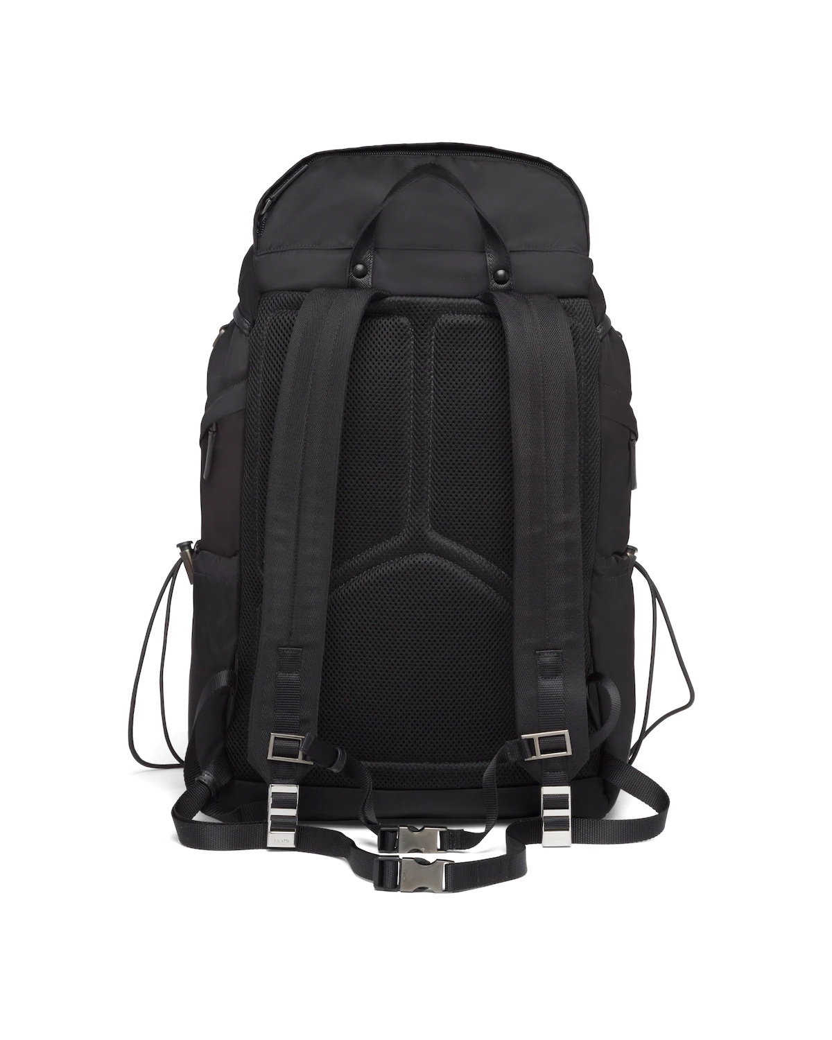 Re-Nylon and Saffiano leather backpack - 4