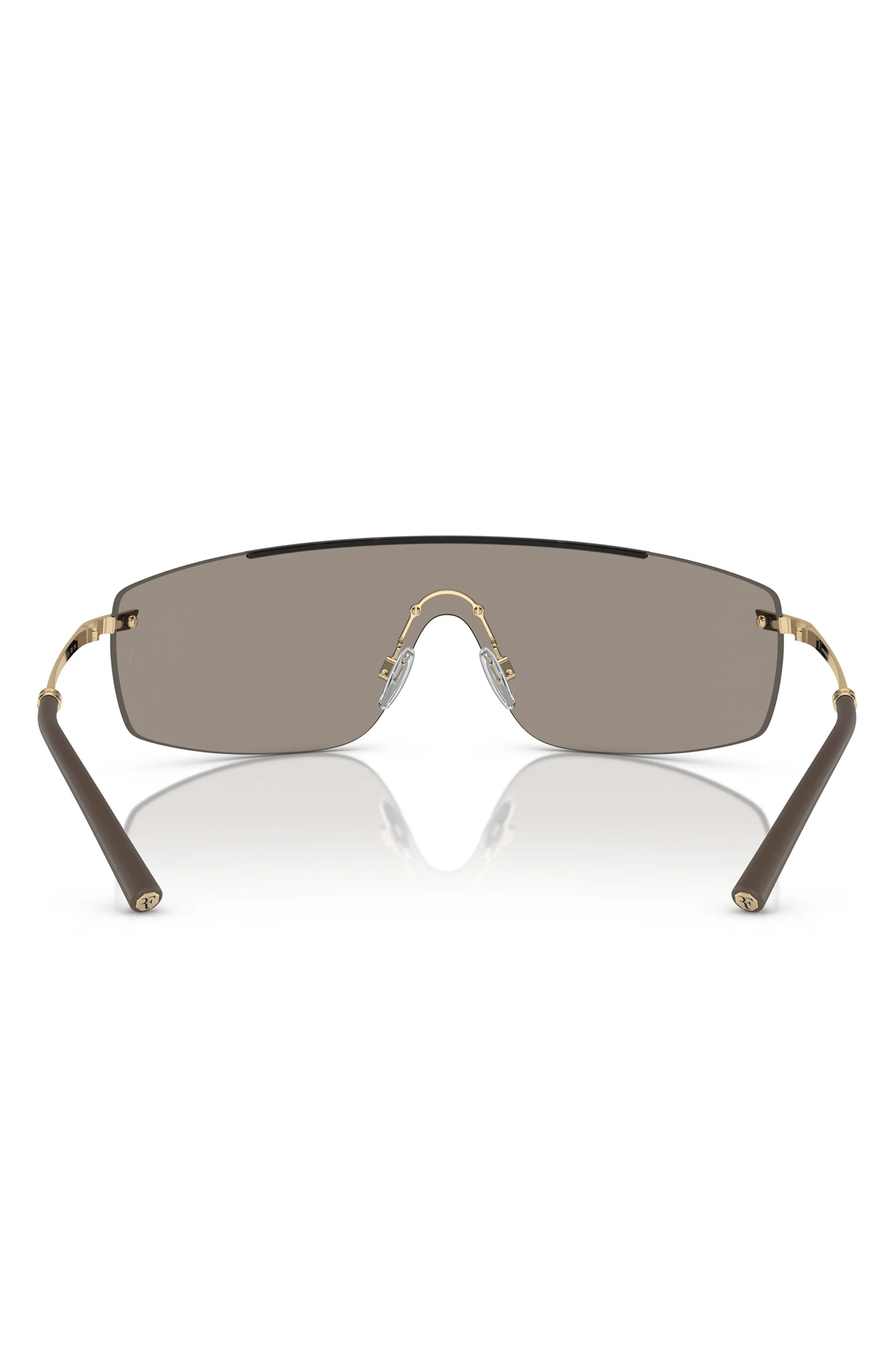 Roger Federer 138mm Rimless Shield Sunglasses - 4