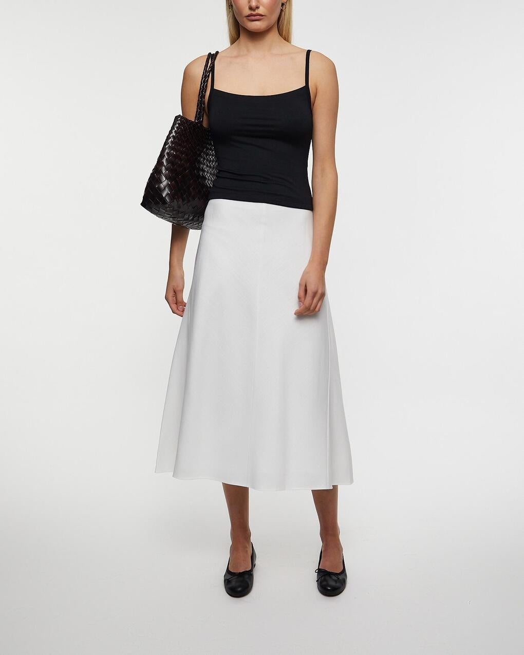 Skirt Bias A-Line Offwhite - 3