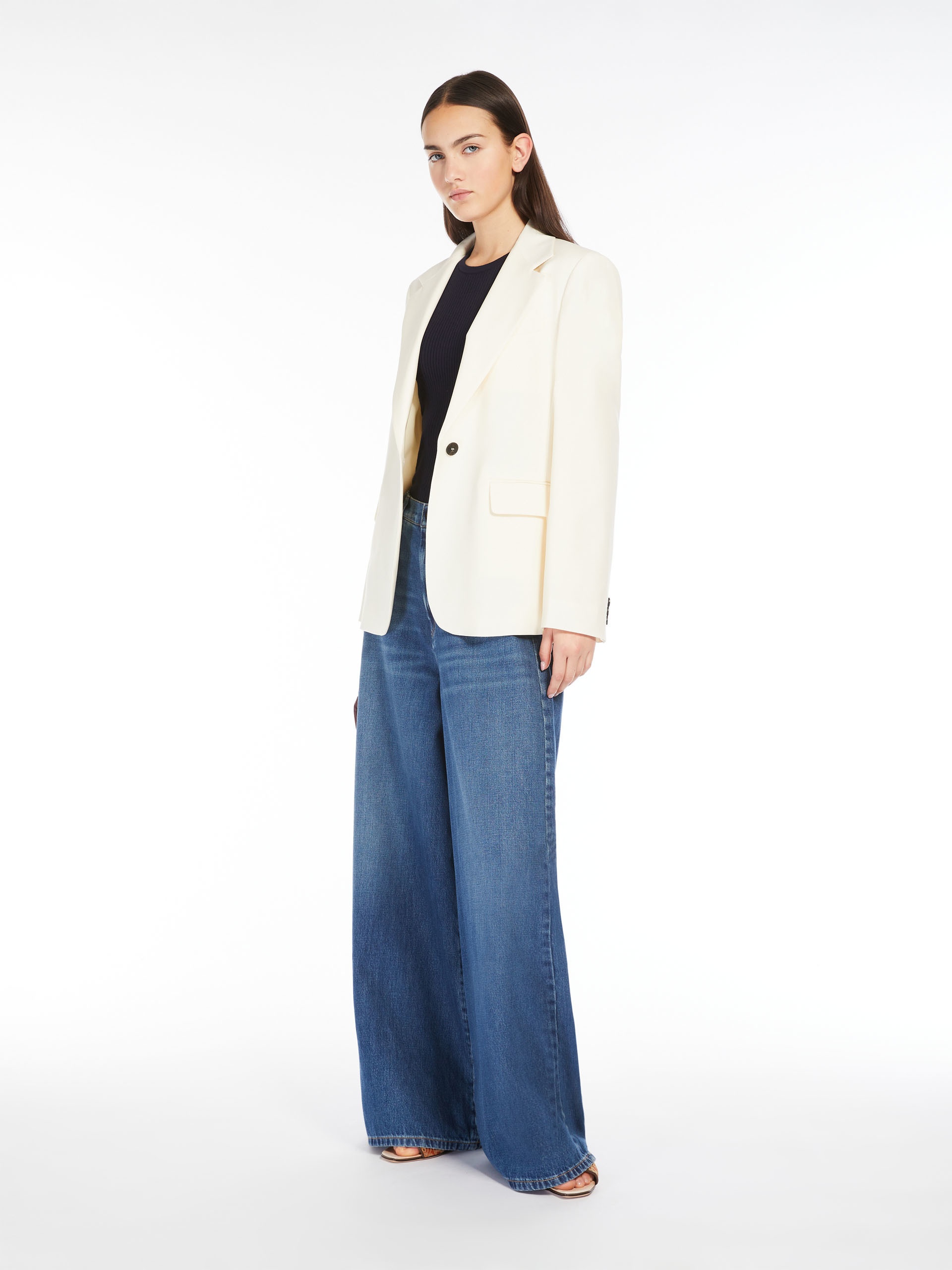 LAMINE Natural stretch wool blazer - 2
