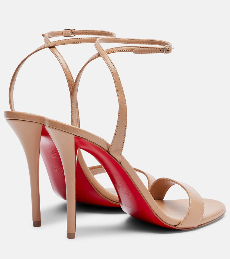 Christian Louboutin Miss Z 100 leather sandals outlook