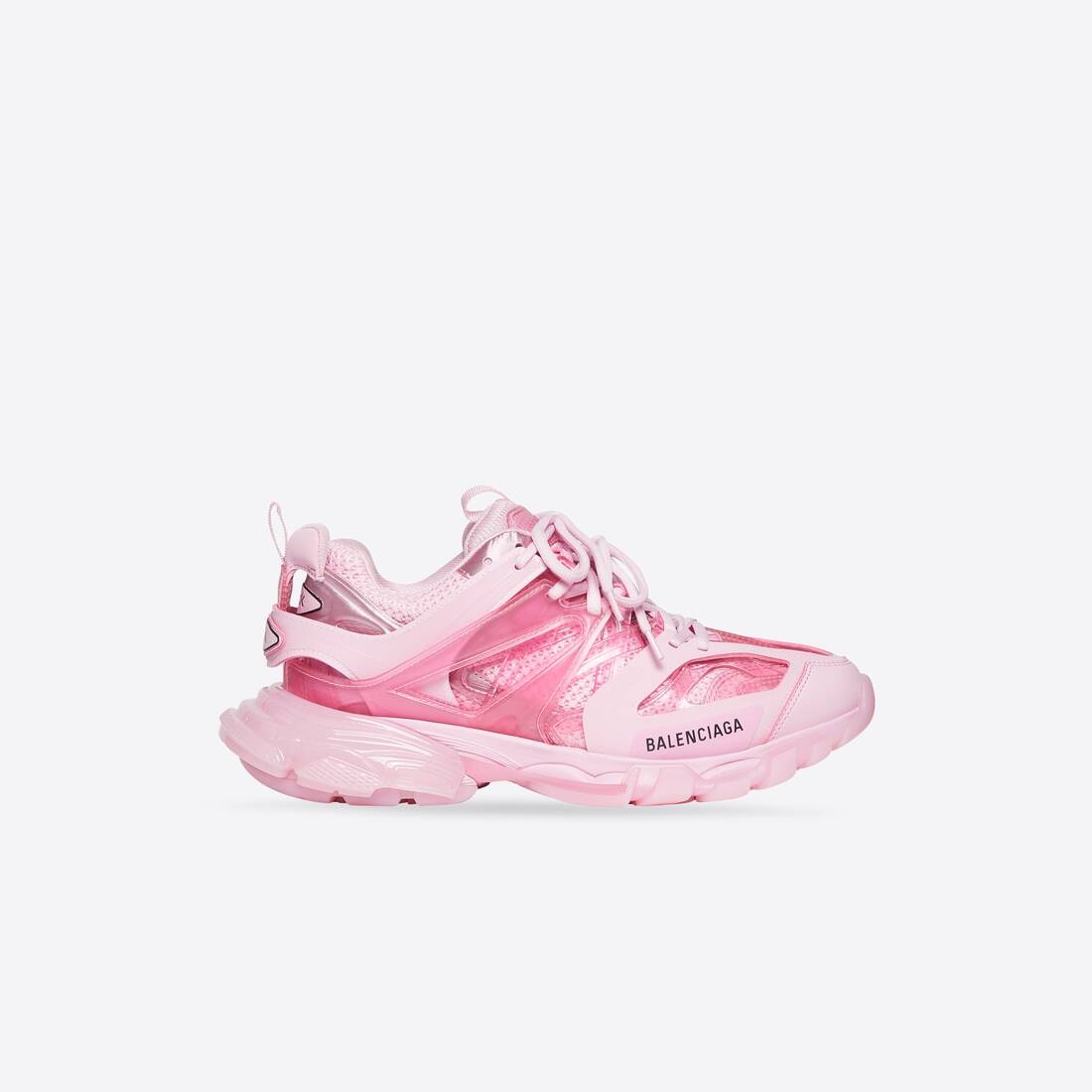 Women's Track Sneaker Clear Sole in Pink - 1