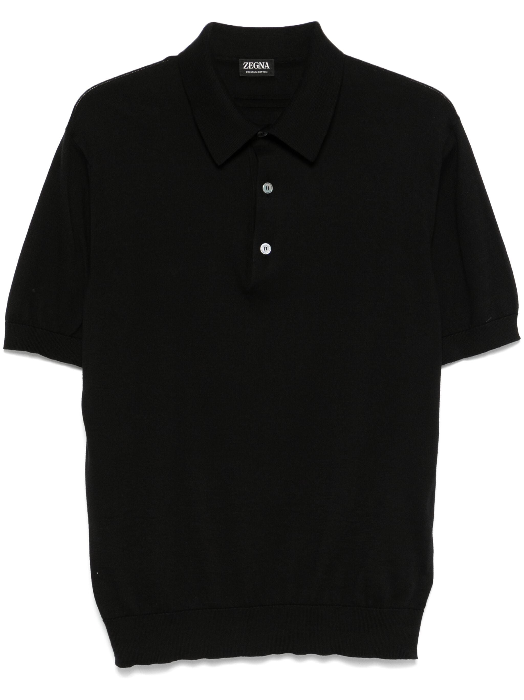 Knitted Polo Shirt - 1