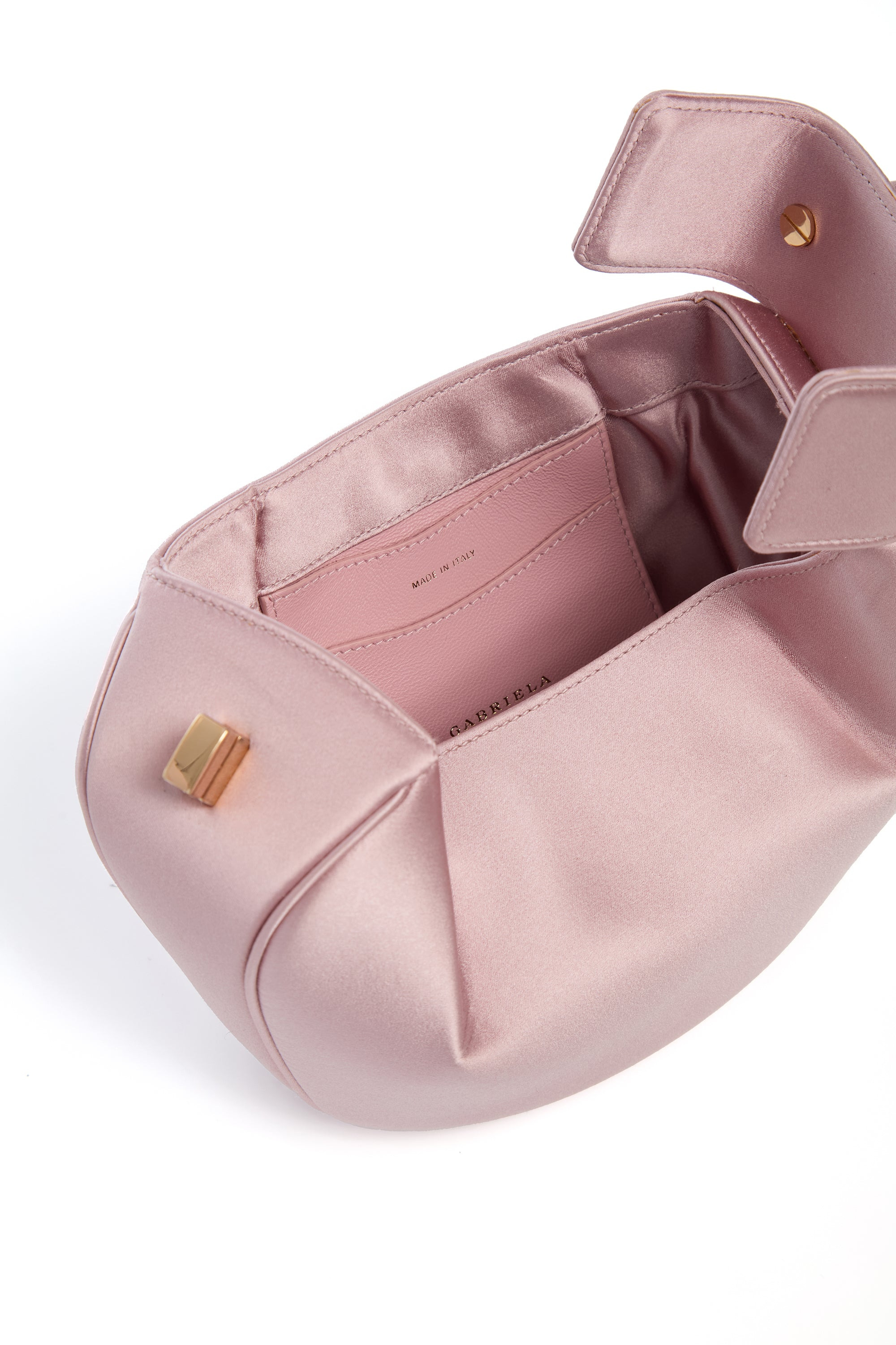 Demi Bag in Amethyst Satin - 4