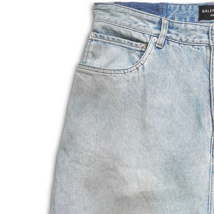Balenciaga Baggy Pants 'Blue' 745213TDW144016 - 7
