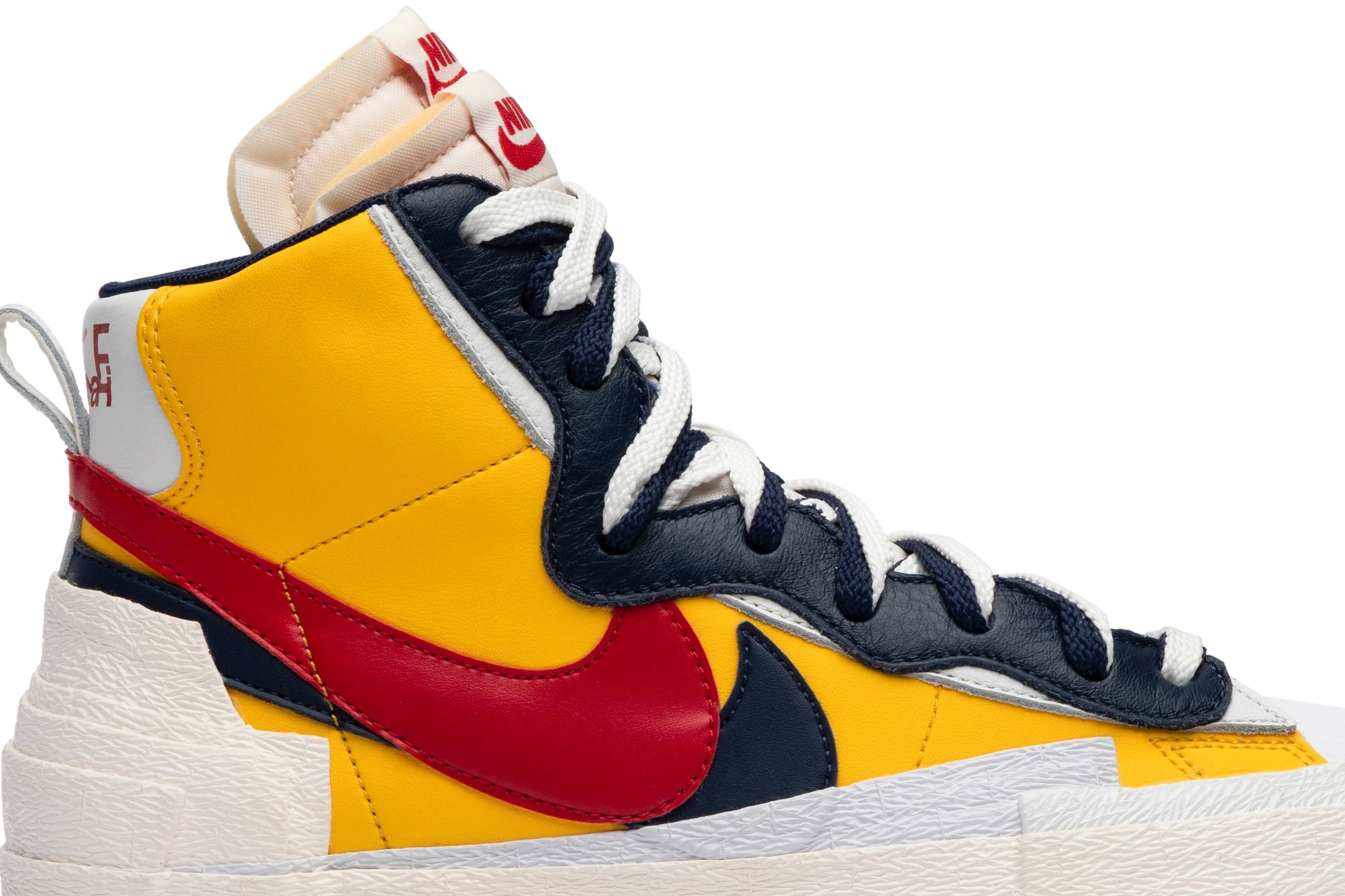 sacai x Blazer Mid 'Maize Navy' - 2