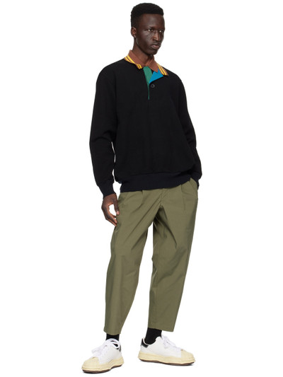 Kolor Khaki Pleated Trousers outlook