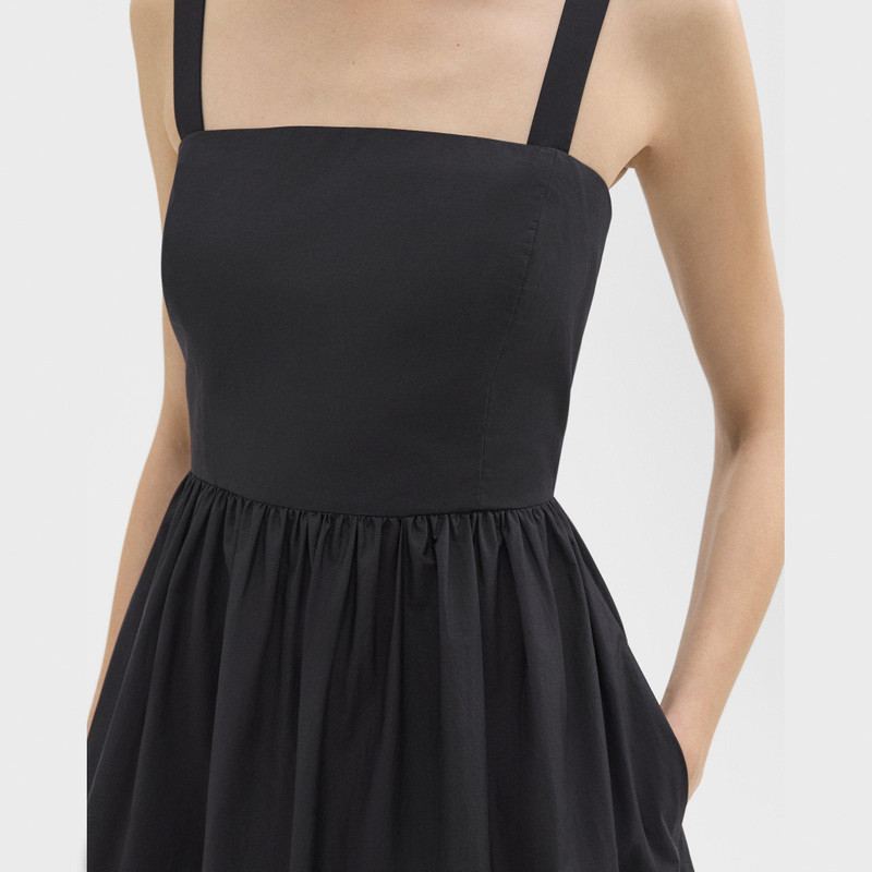 Tiered Sleeveless Dress in Cotton-Blend 5