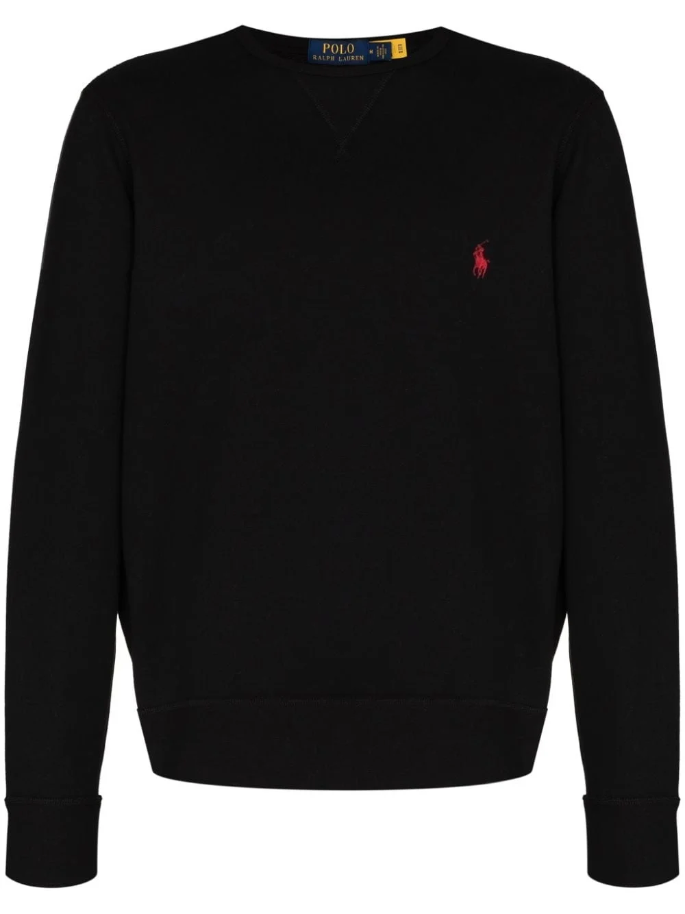 logo-embroidered sweatshirt - 1
