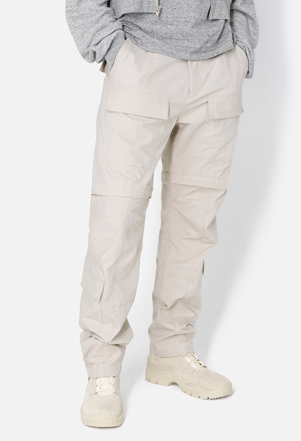 RIP STOP ZIP CARGO PANT - 4