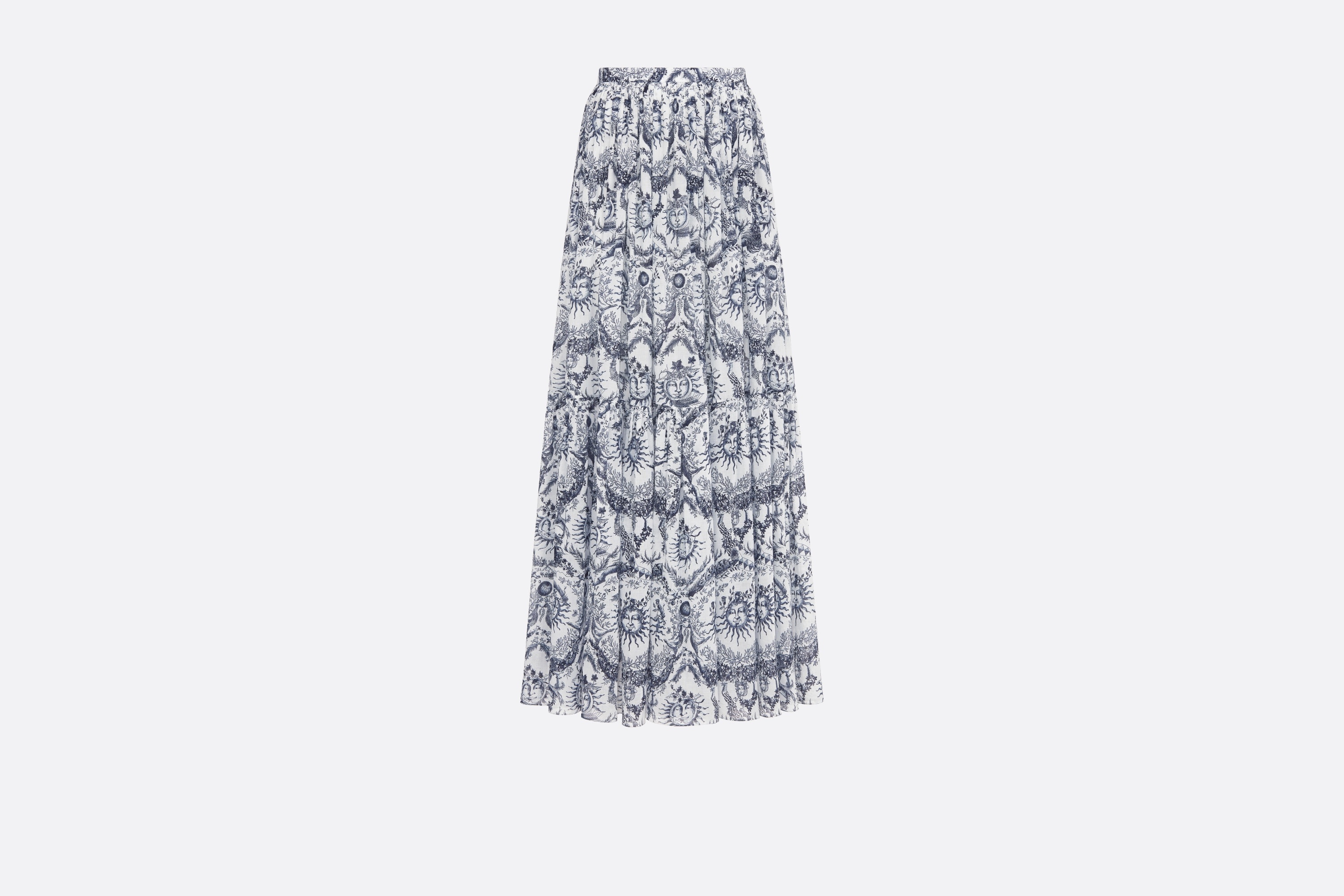 Dioriviera Pleated Long Skirt - 1