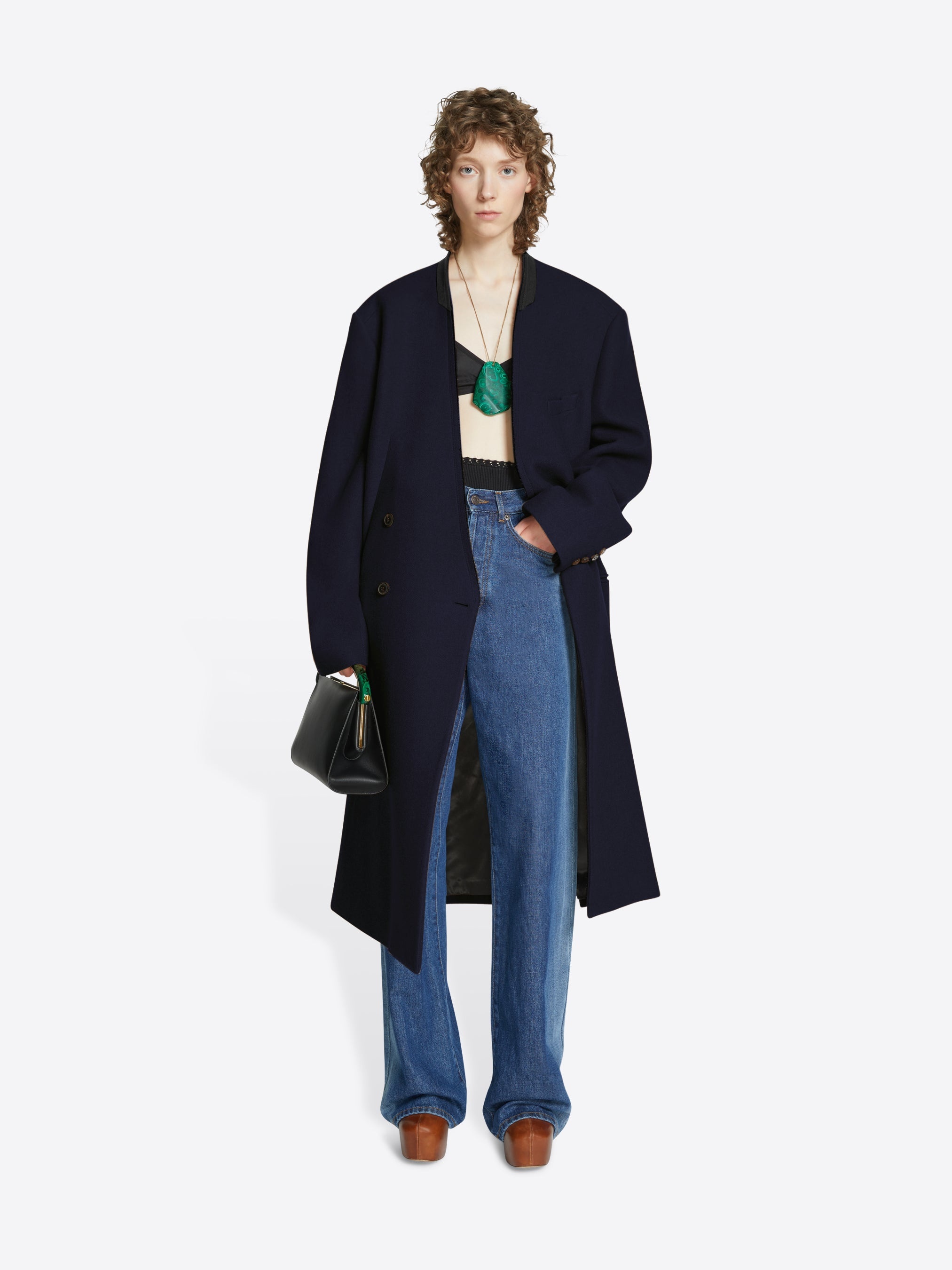 Dries Van Noten RAW EDGE COAT | REVERSIBLE